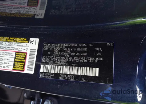 2024 Lexus Tx 350 z USA, uszkodzony, nr VIN 5TDAAAA60RS002576